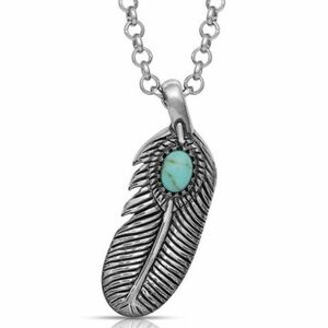 Montana Silversmiths From the Beginning Feather Necklace NEW!